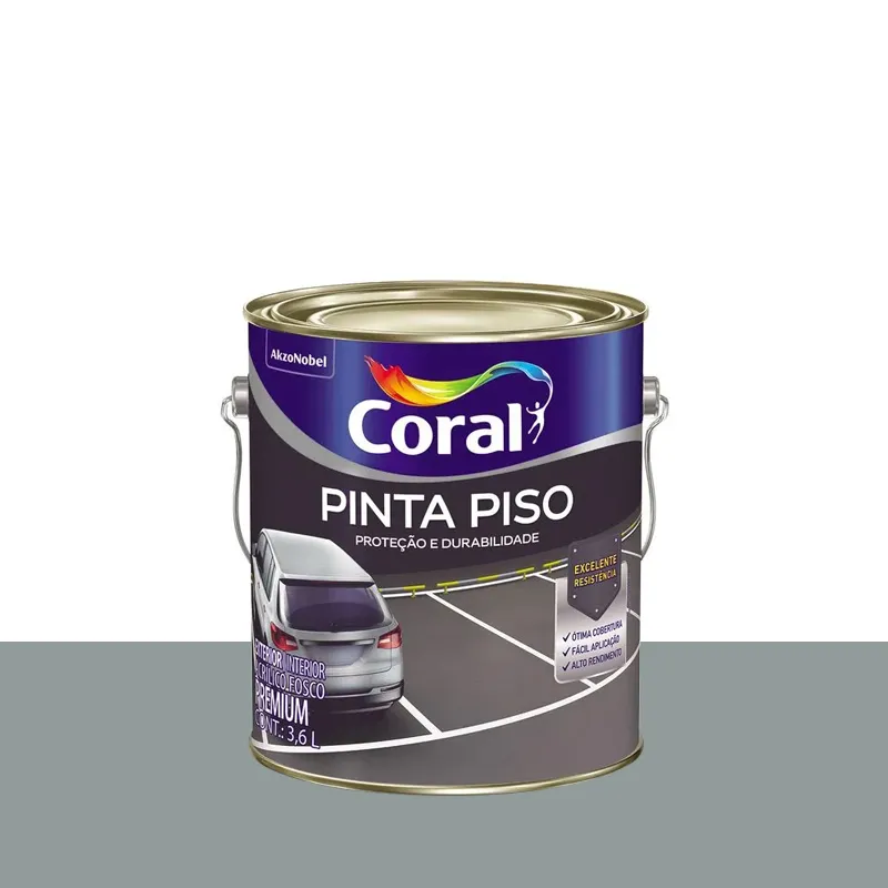 TINTA PINTA PISO ALTA RESISTÊNCIA 3,6L - CORAL - Imagem 5