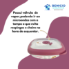 CONJ. 3 POTES QUAD. PLÁSTICO COM VÁLVULA DE VAPOR FLOR - SANREMO - Image 3