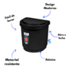LIXEIRA FLIP 2,5L PARA PIA MULTIUSO - SANREMO - Imagem 2